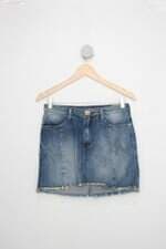 Saia Jeans the toccs feminina azul