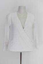 Blusa cea feminina off-white com Renda