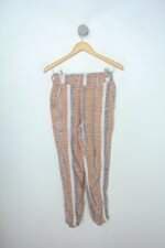 Calça de tecido renner feminina listrada 