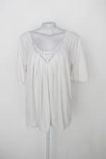 Blusa ann taylor feminina off-white com Bordado