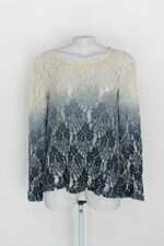 Blusa de renda renner feminina com Degradê
