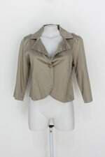 Blazer lima limão feminino bege