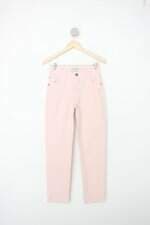 Calça de sarja e. woman feminina rosa