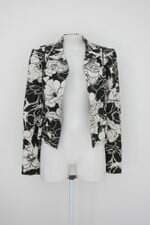 Blazer shoulder feminino estampado com Vivo