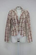Blazer swany feminino estampa xadrez