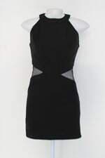 Vestido squirrel feminino preto com Tule