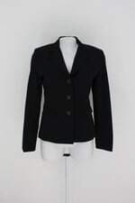 Blazer new cris feminino preto com Ombreira