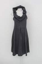 Vestido mikasa feminino preto com Franzido