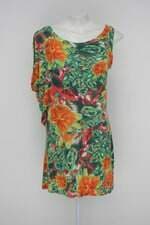 Vestido feminino estampado com Assimetria