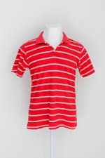 Camisa Polo central man masculina listrada