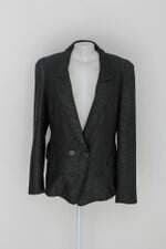 Blazer daslu feminino preto com Forro e Ombreira