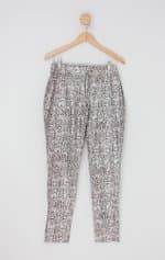 Calça de tecido miss fru fru feminina estampada com Forro