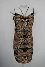 Vestido riachuelo feminino estampado com Tiras