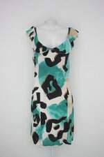 Vestido eva store feminino estampado com sobreposição