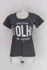 Blusa feminina cinza com Silk