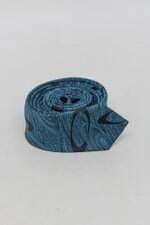 Gravata masculina azul mesclada