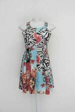Vestido b.fly feminino estampado com Pregas