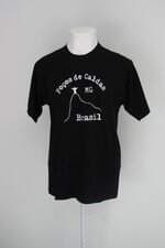 Camiseta masculina preta com Silk