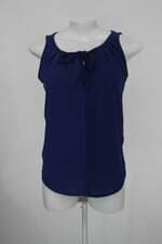 Regata marisa feminina azul com Pregas