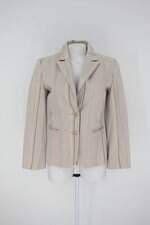 Blazer mng feminino listrado com Forro