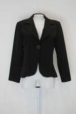 Blazer Trimix feminino preto com Ombreira