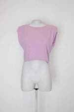 Blusa feminina lilás com Ombreira