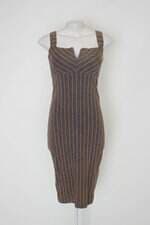 Vestido my place feminino listrado