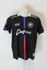 Camiseta fluxo masculina preta com Silk