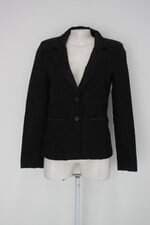 Blazer hering feminino preto com Ombreira e Forro