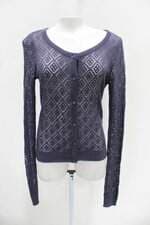 Cardigan c&a feminina roxo com Transparência