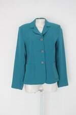 Blazer gregory feminino verde com Ombreira e Forro