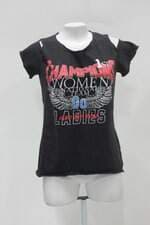 Blusa salmist feminina preta com Silk