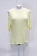 Blusa bcp bonprix collection feminina amarela com Recorte