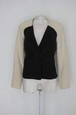 Blazer lab feminino bicolor com Recortes
