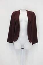 Colete shein feminino vinho com Ombreira