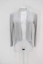 Cardigan Maria Filó feminino cinza com Renda