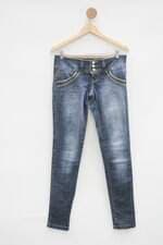 Calça Jeans estravaganzza feminina azul