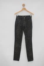 Calça Jeans for use feminina preta estampada