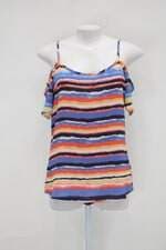 Blusa fabiana arruda feminina colorida com Recortes