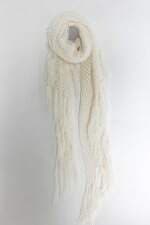 Cachecol de tricot  feminino off-white
