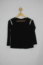 Blusa Infantil pamela can preta
