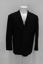 Terno C&A masculino preto com Ombreira e Forro