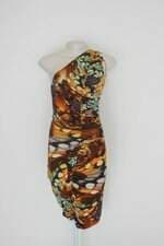 Vestido lez a lez feminino estampado com Franzido e corrente