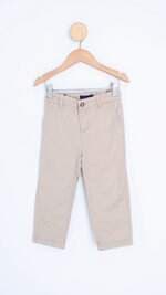 calça slim tommy hilfiger kids marrom