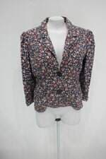Blazer schooner feminino azul floral