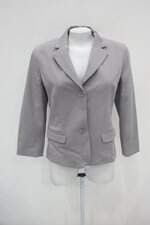 Blazer seiki feminino cinza com Ombreira