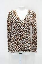 Cardigan essential e feminino animal print