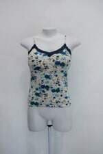 Regata feminina floral com Renda e Bojo