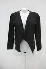 Cardigan lian yi fang feminino preto