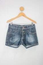 Shorts jeans extra feminino azul